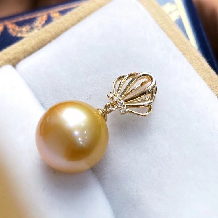 Natural Champagne Pearl Pendant