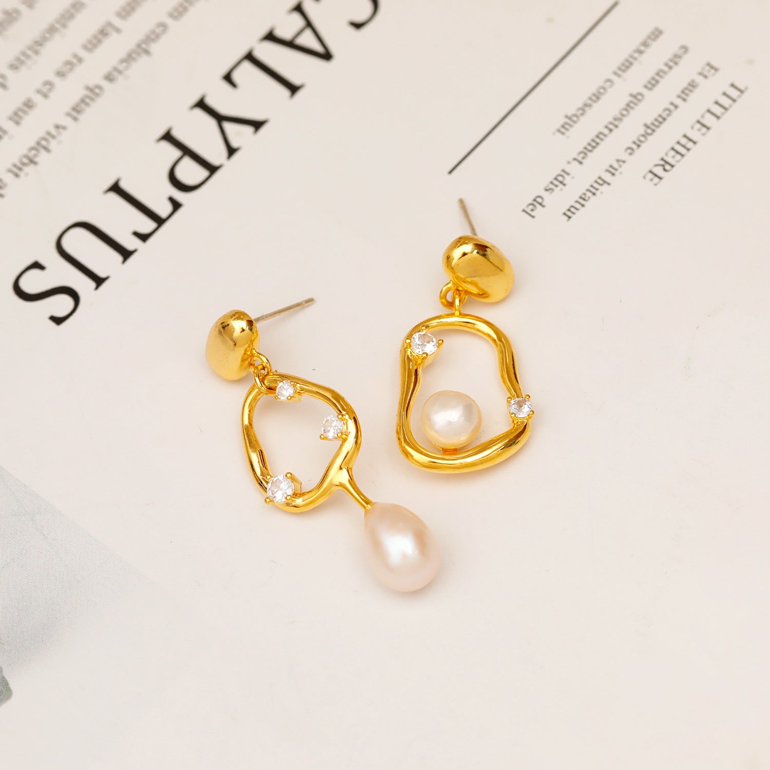 Freshwater Pearl Drop Earrings