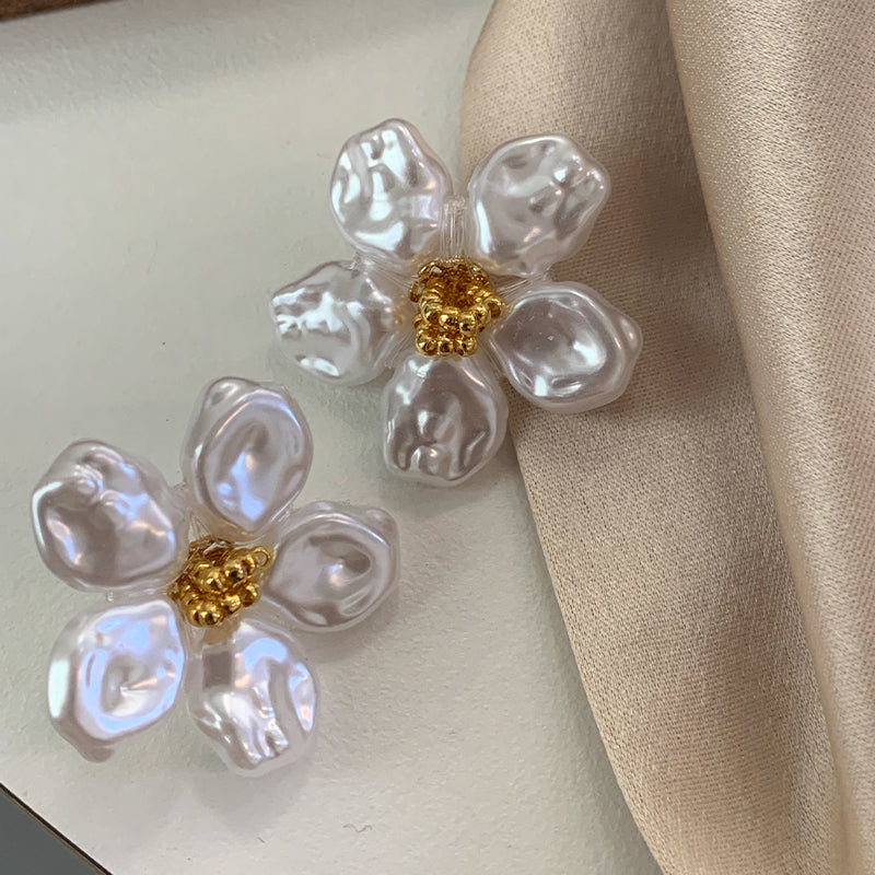 Freshwater Keshi Pearl Stud Earrings