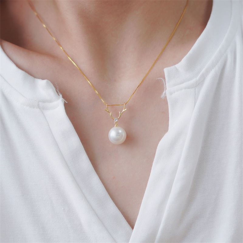 Natural Champagne Pearl Pendant
