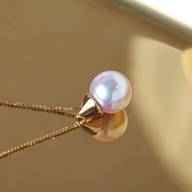 Akoya Pearl Necklace in 18K Gold