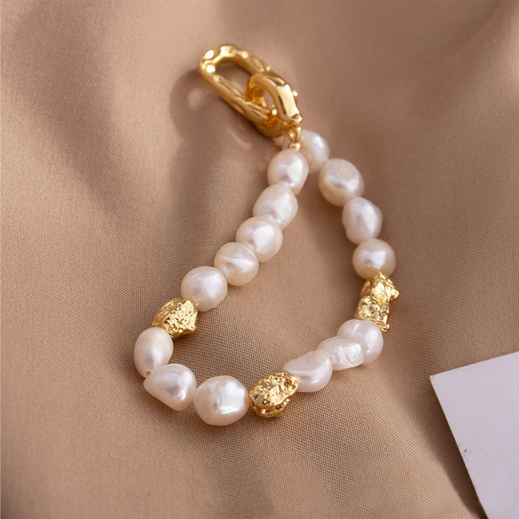 Natural Freshwater Baroque Pearl Bracelet