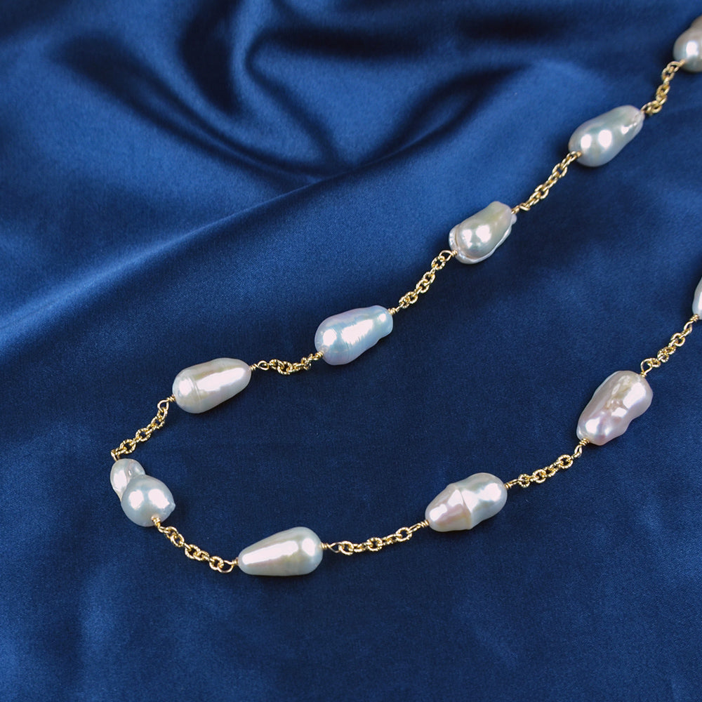Natural Baroque Pearls Necklace