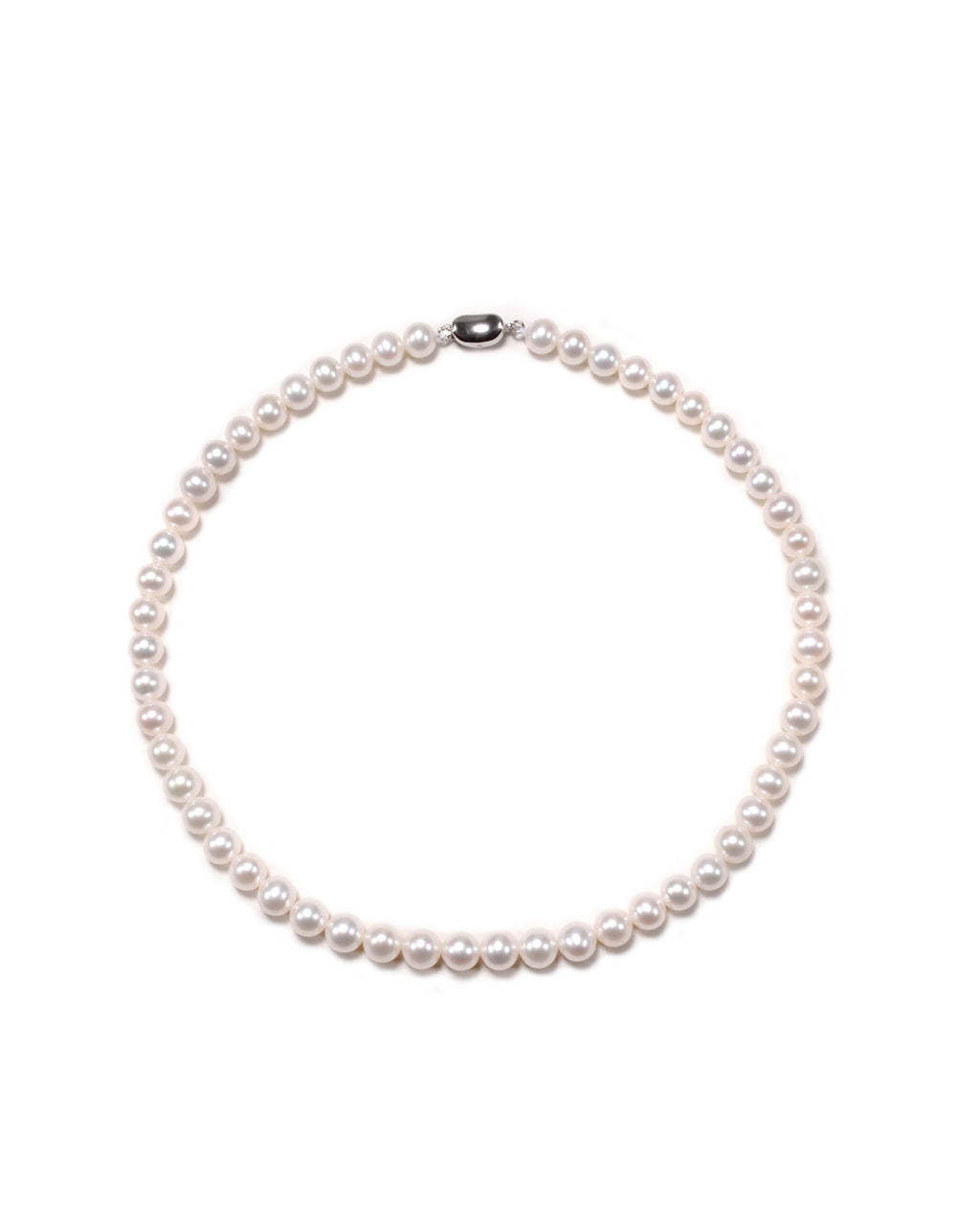 White Freshwater Pearl Necklace 10-11mm AAAA Quality