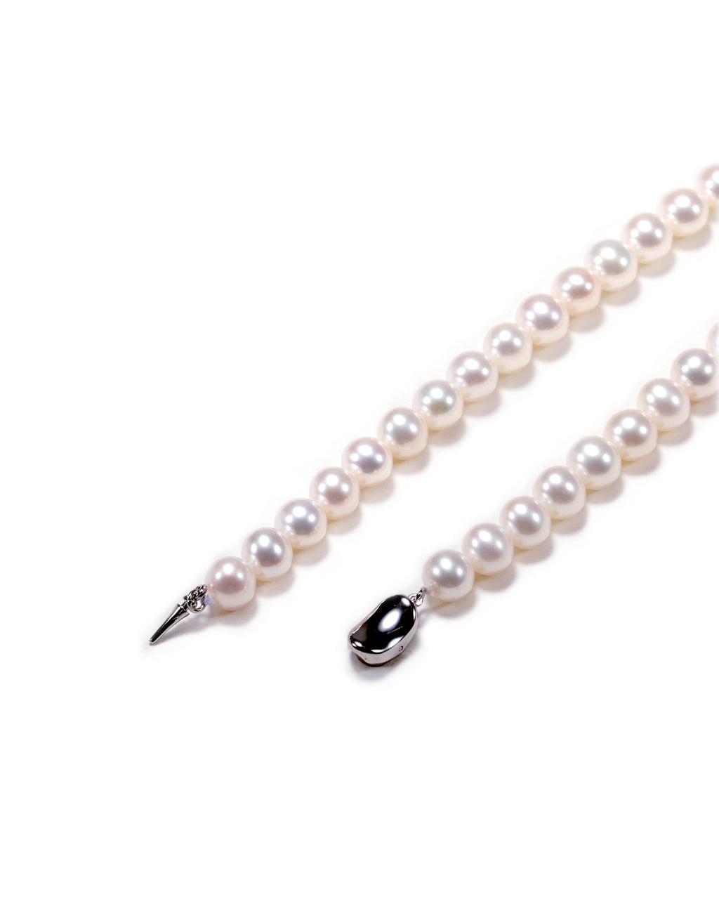 White Freshwater Pearl Necklace 10-11mm AAAA Quality