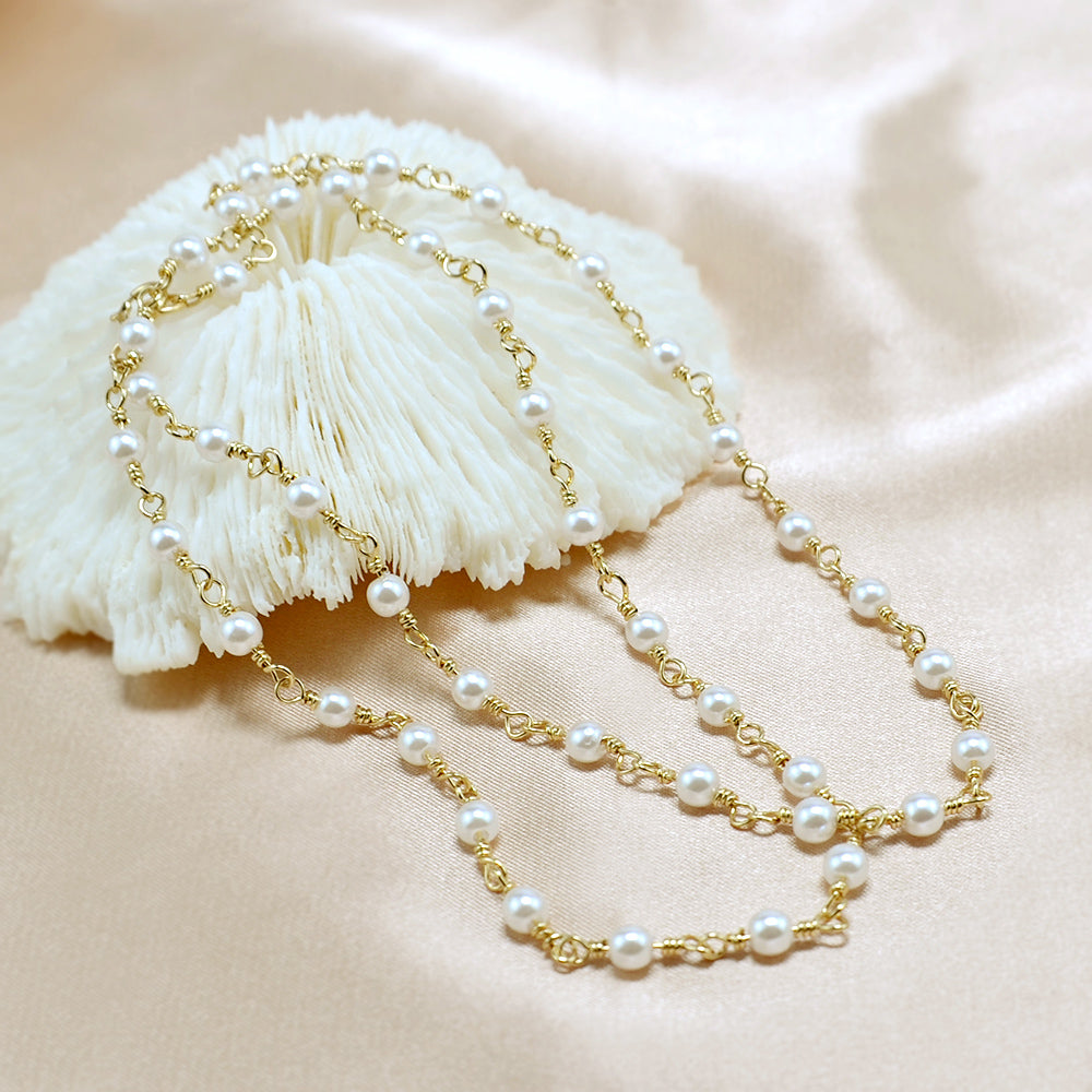 Hand-woven Freshwater Pearls Necklace