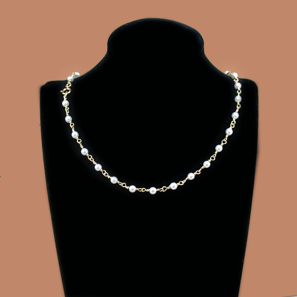 Hand-woven Freshwater Pearls Necklace