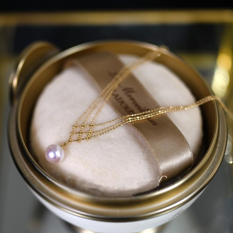 Japanese Akoya Pearl Lace Necklace