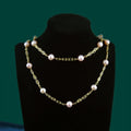 Natural Pearl Necklace in 40"