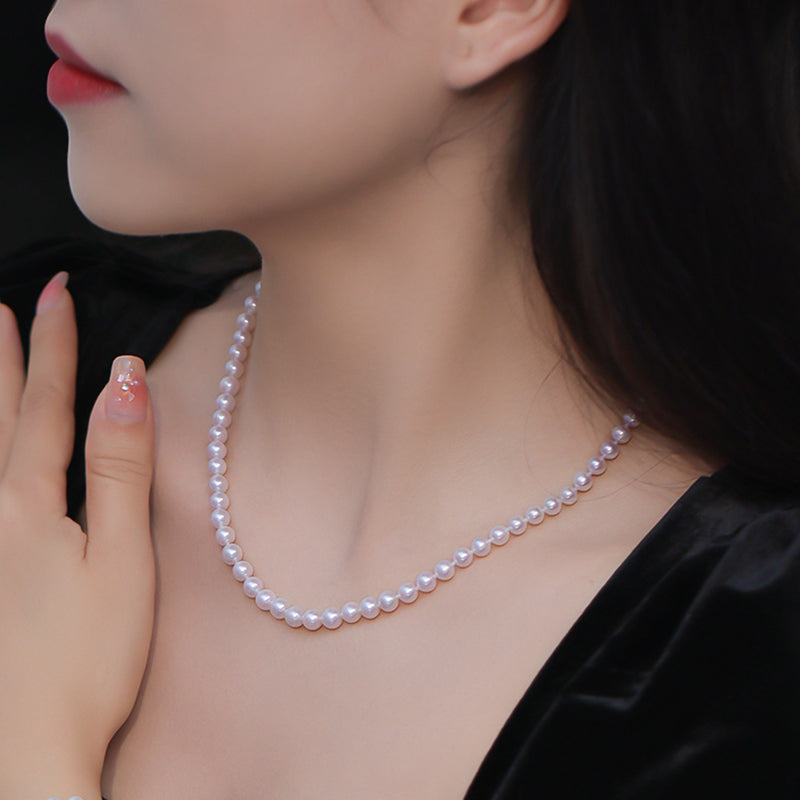 Tiny Pearl Necklace AAAAA Quality