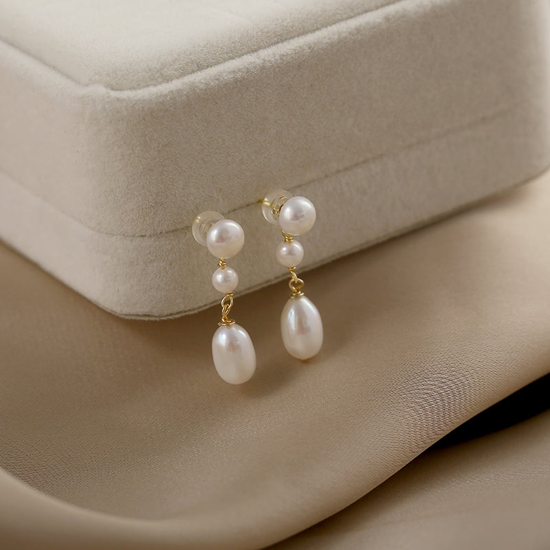 Freshwater Pearl Drop Earrings