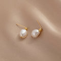 Freshwater Baroque Pearl Stud Earrings