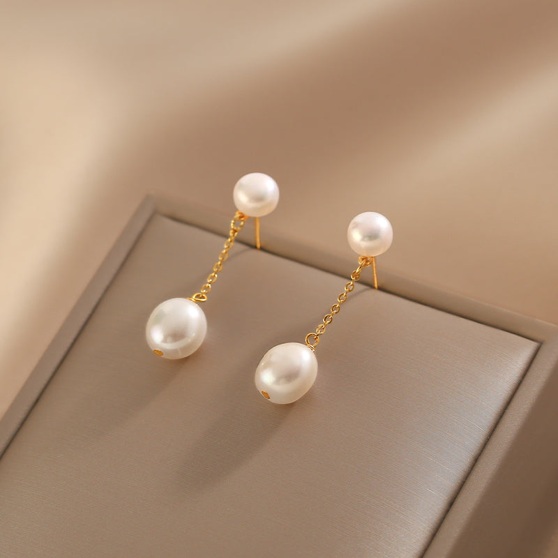 Freshwater Pearl Drop Earrings