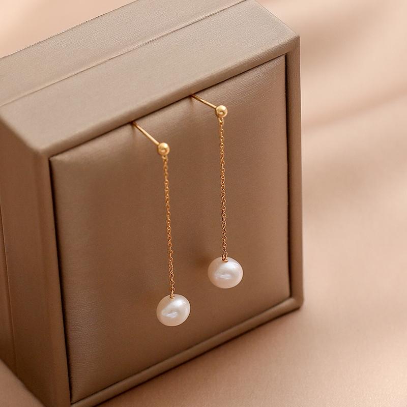 Baroque Pearl Drop Earrings