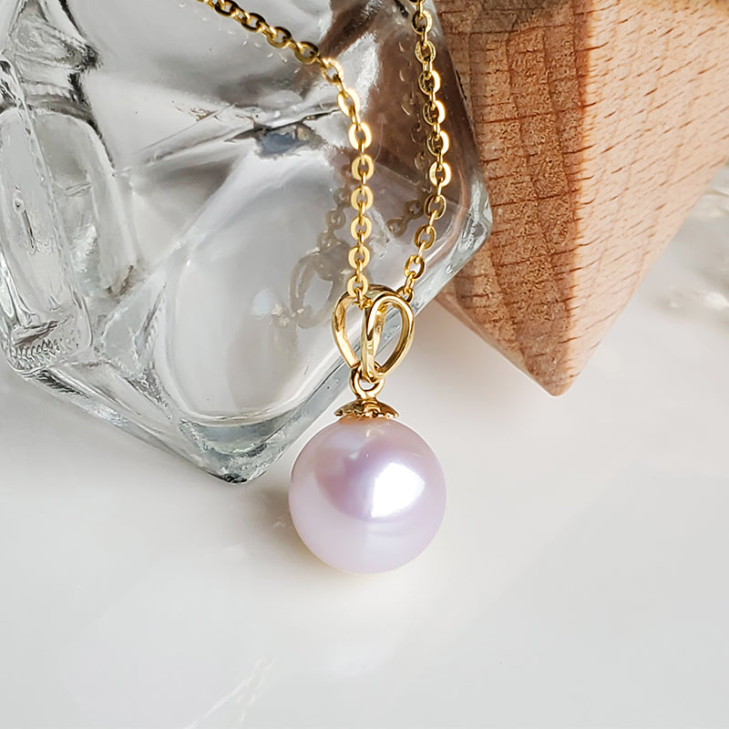 Japanese AKoya Pearl Necklace in 18K Gold