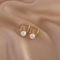 Akoya Pearl Hoop Earrings
