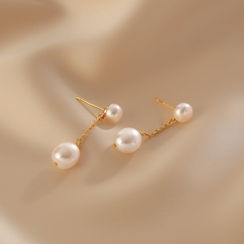 Freshwater Pearl Drop Earrings
