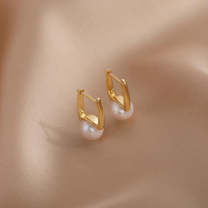 Akoya Pearl Hoop Earrings