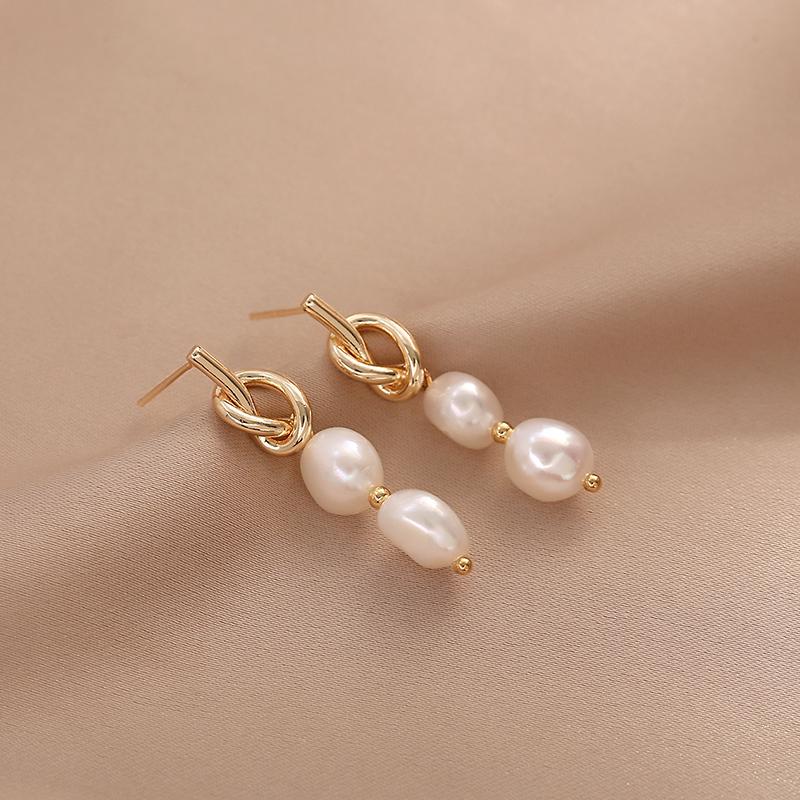 Baroque Pearl Drop Earrings