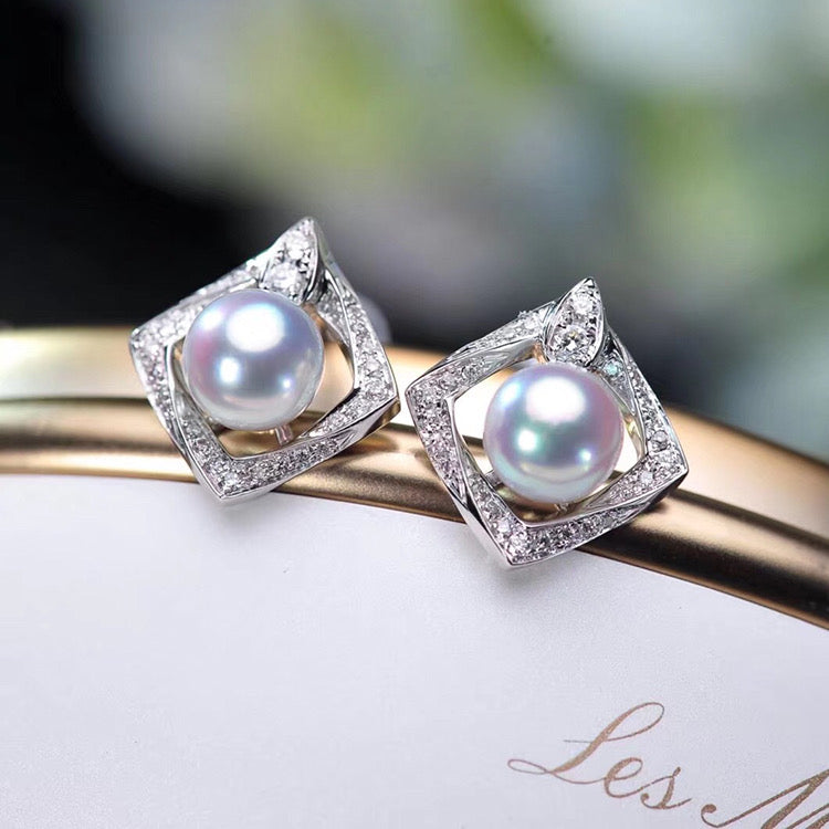 Akoya Pearl Stud Earrings