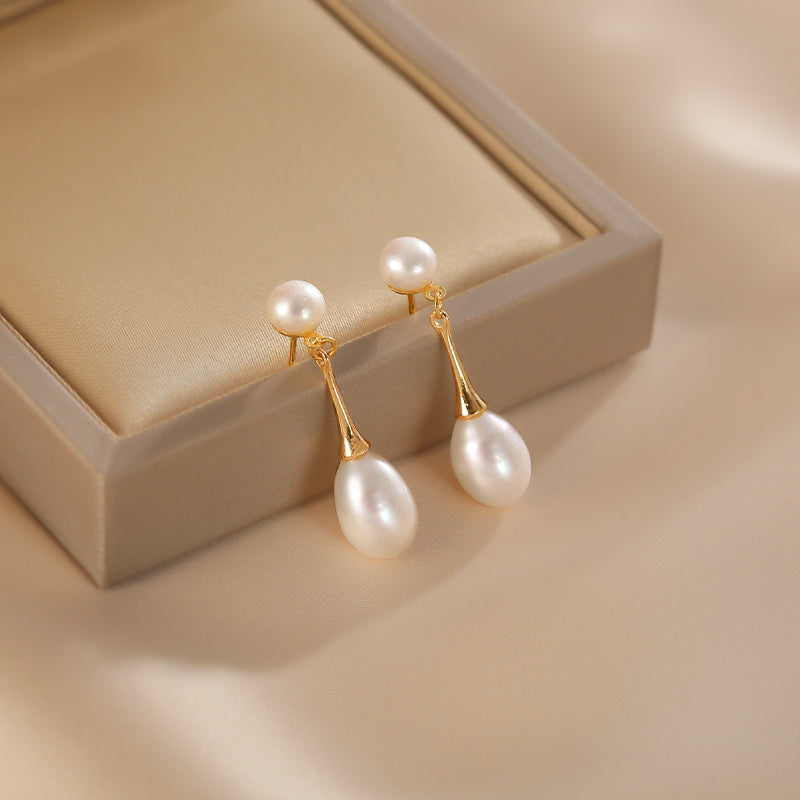 Freshwater Pearl Drop Earrings