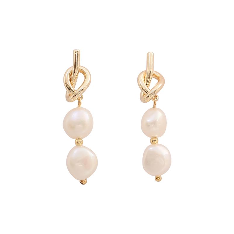 Baroque Pearl Drop Earrings