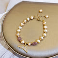 Freshwater Pearl & Crystal Bracelet