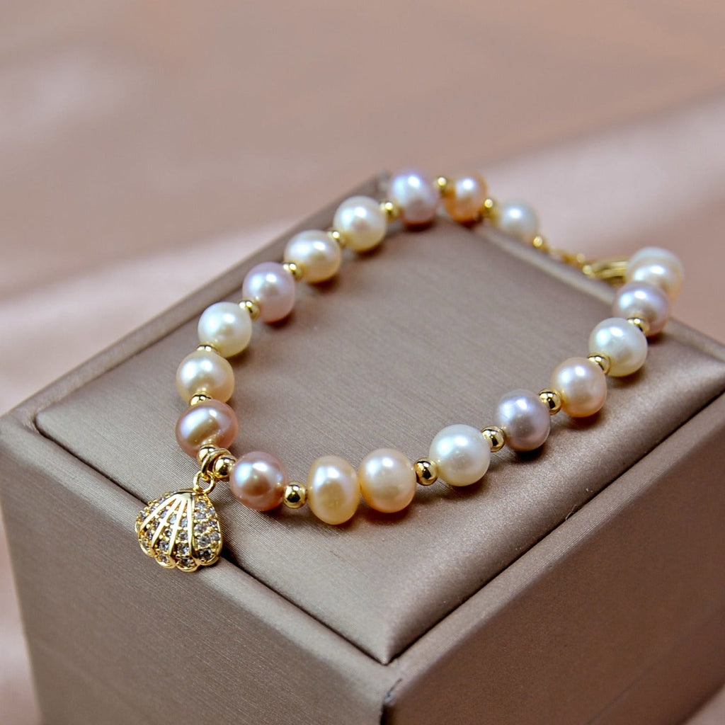 Colorful Freshwater Pearls Bracelet