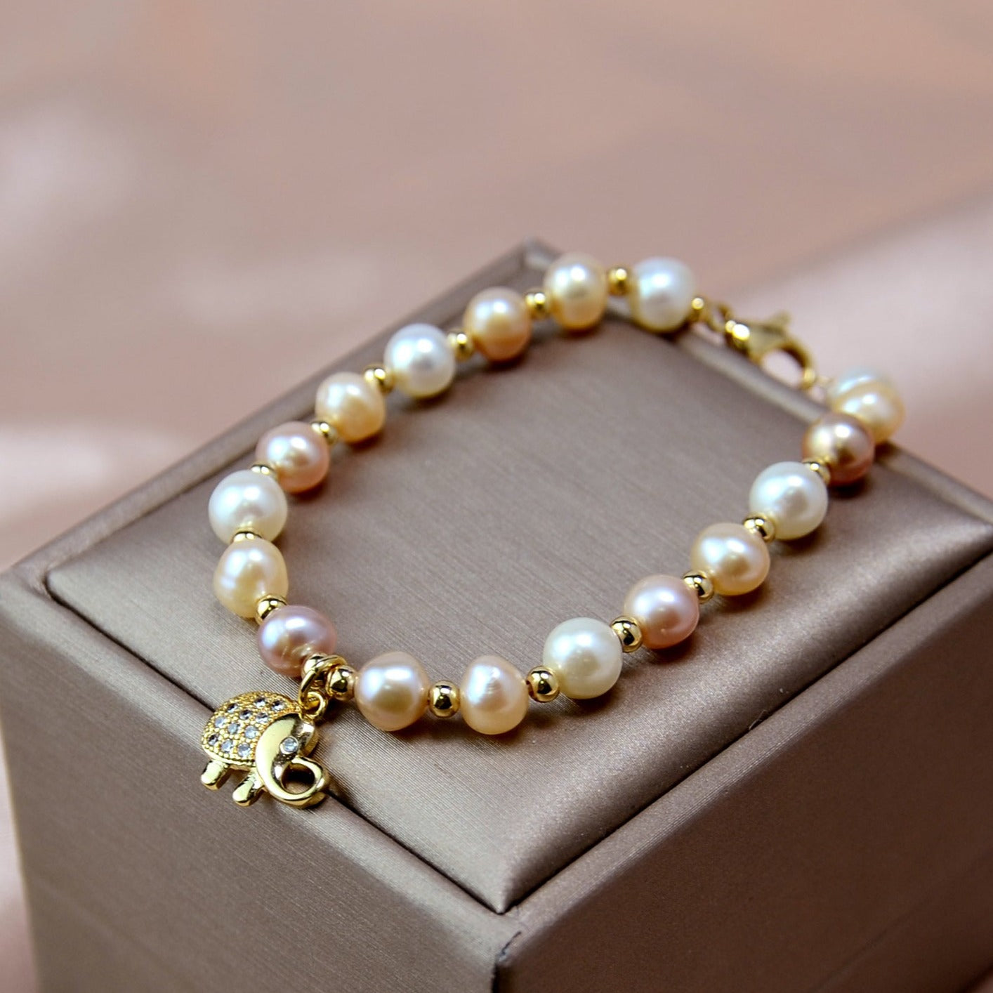 Colorful Freshwater Pearls Bracelet