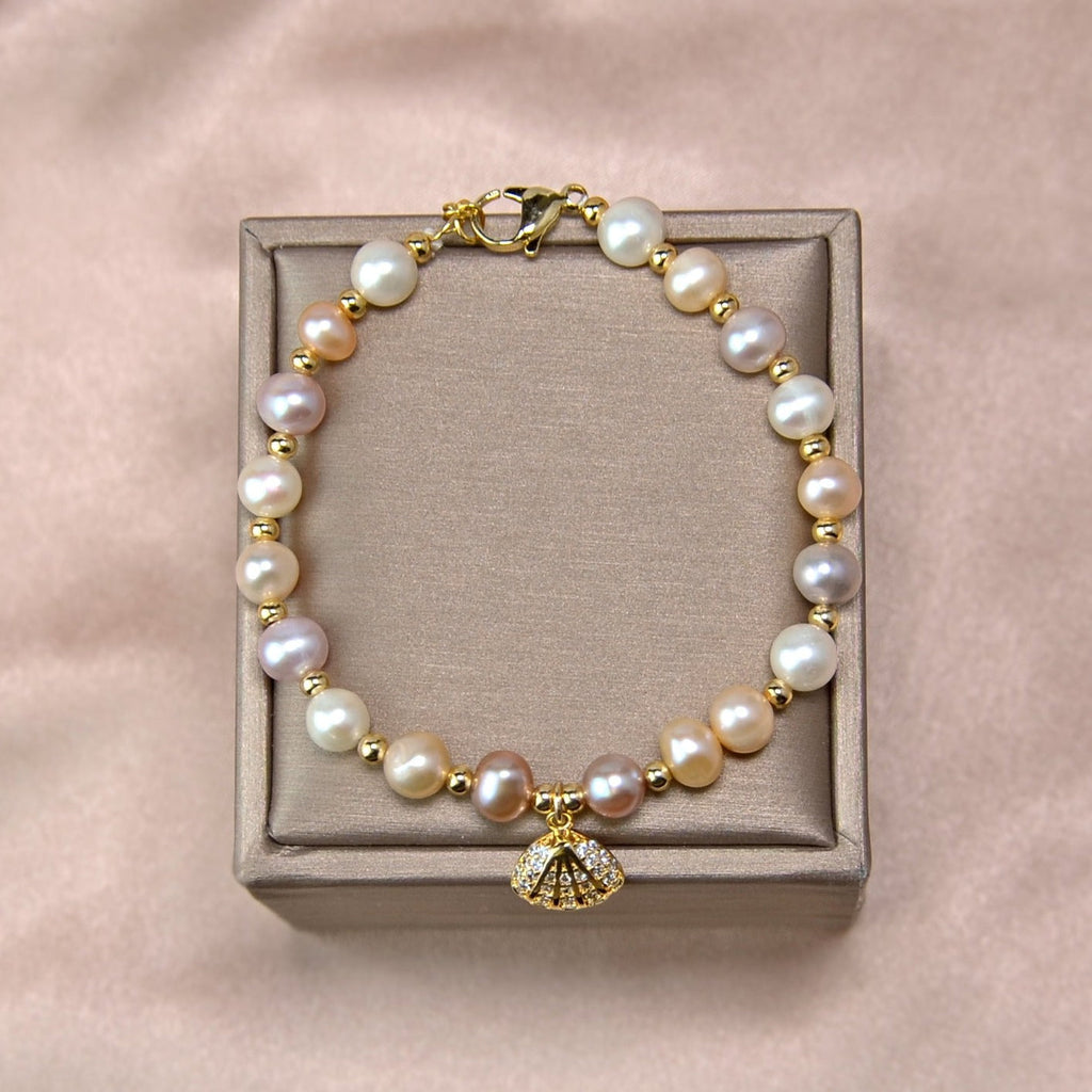 Colorful Freshwater Pearls Bracelet