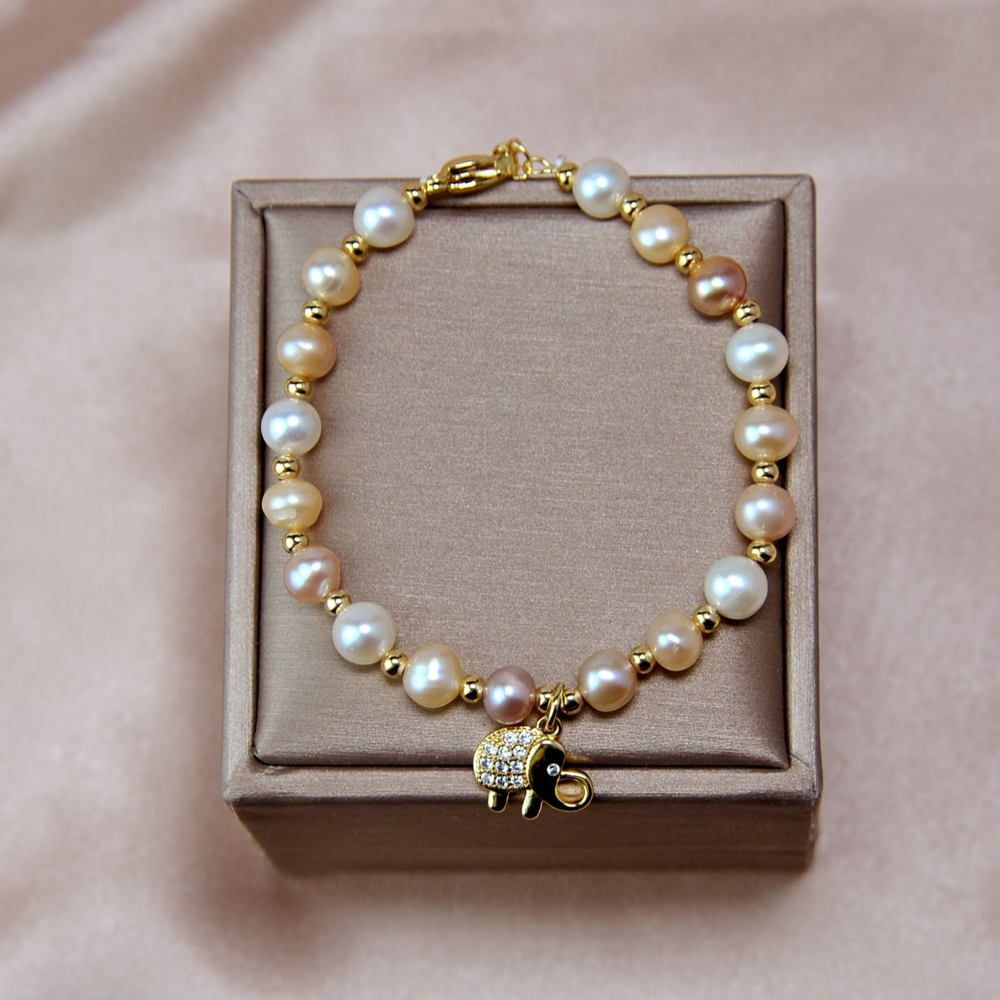 Colorful Freshwater Pearls Bracelet