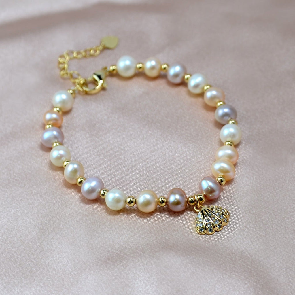 Colorful Freshwater Pearls Bracelet